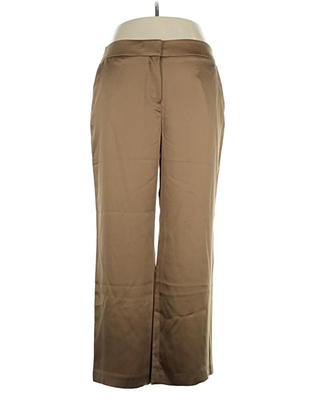 Talbots Satin Dress Pants in Camel